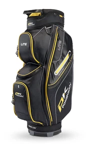 25 Powakaddy Lite Cartbag schwarz + gelb 14-fach oben 02920-01-01 - Bild 1 von 2