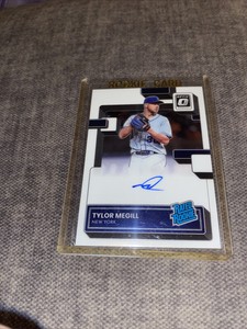 2022 Panini Donruss Optic Tylor Megill RC!! Rated Rookie Auto.. On Card. N.Y. 