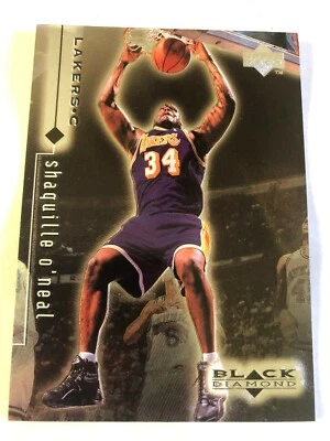 1998-99 Upper Deck Black Diamond Shaquille O'Neal #45 LA Lakers - Image 1 of 2