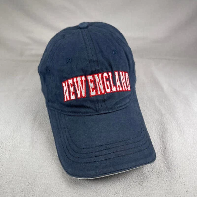 New England Hat Men OS Blue Strapback Dad Cap Embroidered Colosseum City Series - Image 1 of 4