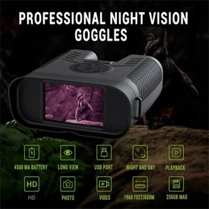 Binoculars Night Vision Telescope HD Zoom Portable Optics Hunting Outdoor Hiking - Picture 1 of 22