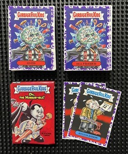 2018 GARBAGE PAIL KIDS OH, THE HORROR-IBLE! Purple parallel 200 CARD SET