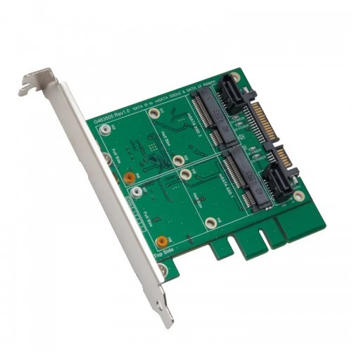 Syba SY-ADA40101 3.5" SATAIII to Dual mSATA RAID Adapter - Image 1 of 1
