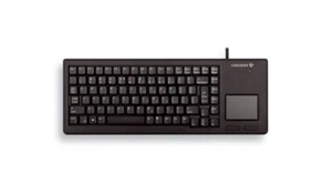 4025112071379 CHERRY XS Touchpad keyboard Universal USB QWERTZ German Black Cher - Picture 1 of 5