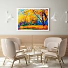Colorful Forest Painting Print Premium Poster High Quality Choose Sizes