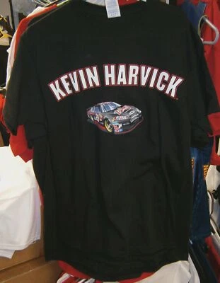 VINTAGE CFS #29 BUDWEISER BUD RCR BLACK TEE SHIRT KEVIN HARVICK MEDIUM NOS 4 - Image 1 of 2