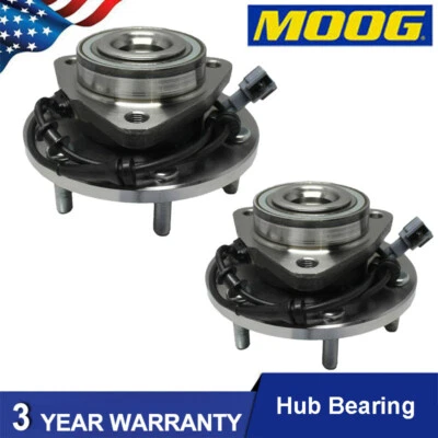 Conjunto de buje y cojinete de rueda delantero MOOG para Nissan Armada Titan 2008-2012 4x4 Foto 1 de 4