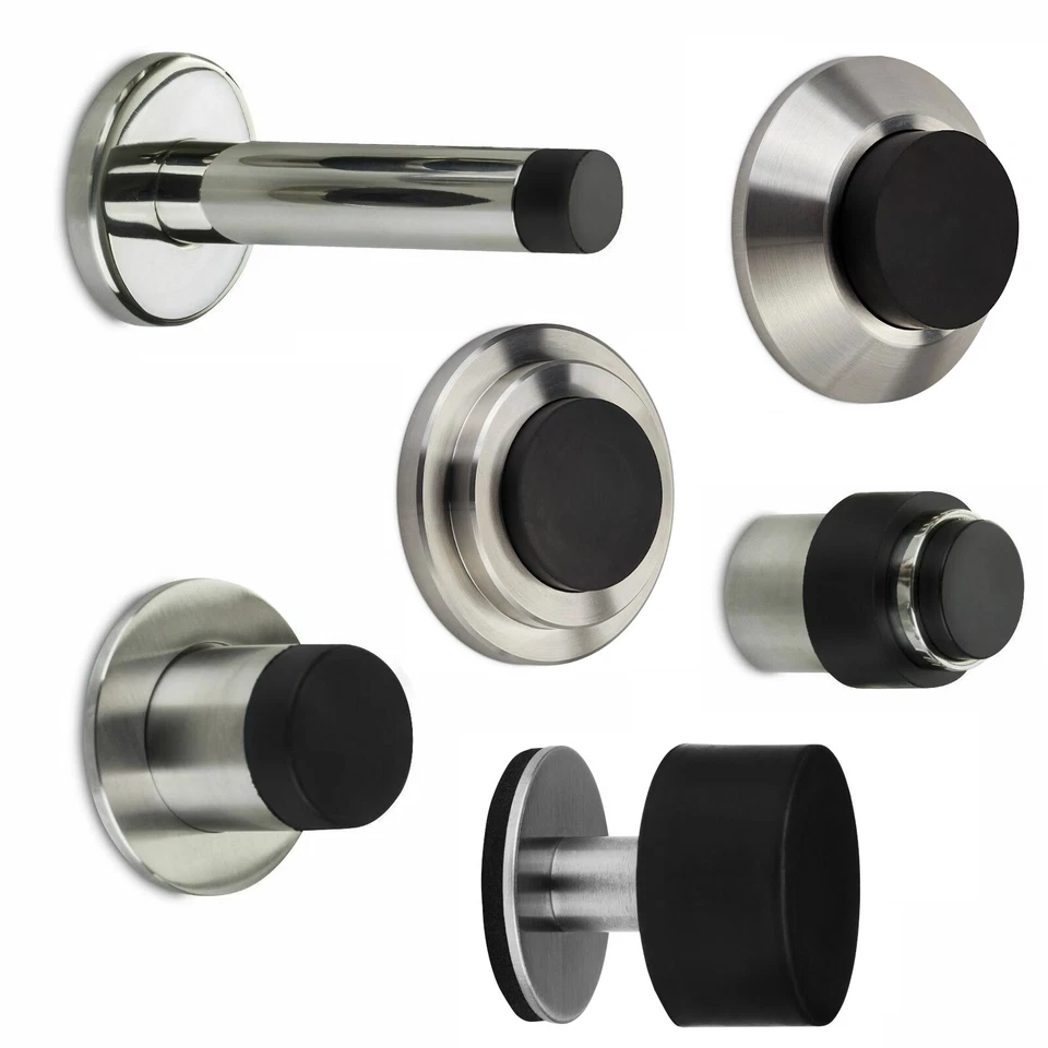 SO-TECH® Türstopper Gummipuffer Wandtürstopper Edelstahl Wandmontage Stopper - Bild 1 von 1