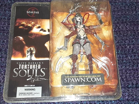 Clive Barker's Tortured Souls 2 The Fallen Szaltax Figure MOC McFarlane Toys Cover