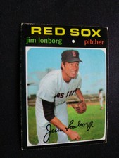1971 Topps Baseball Card # 577 Jim Lonborg - Boston Red Sox (VG/EX)