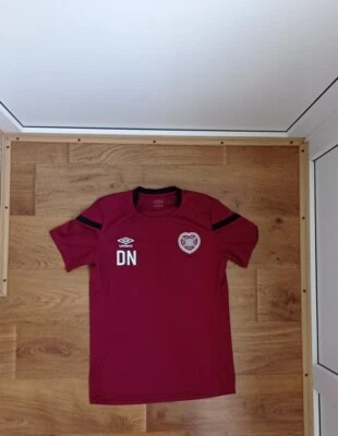 Heart Of Midlothian Hearts Away Football Shirt Training  Umbro jersey Size S  - Image 1 of 4