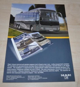Folleto de autobús MAN Lion's Coach folleto RU - Imagen 1 de 2