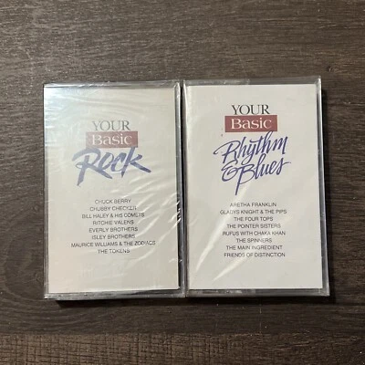 Your Basic Rythym Blues and Rock Music Cassette Tapes New Sealed 1993  - Image 1 of 4