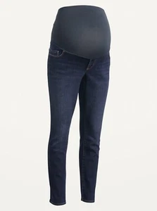 Old Navy Umstandsjeans voller Panel Pop Icon Skinny Farn Größe 4 lang oder 18 40 $ - Bild 1 von 5