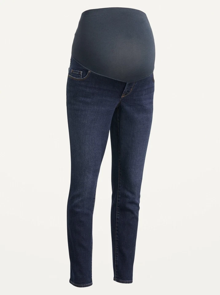 Old Navy Maternity Full Panel Pop Icon Skinny Jeans Fern Size 4 Long or 18 $40 - Image 1 of 4