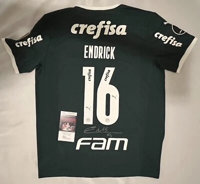 Endrick Palmeiras Signed Puma Jersey JSA COA Brazil - Image 1 of 3