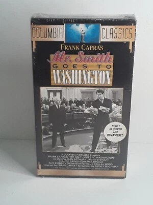 Mr Smith Goes to Washington (VHS 1989) Columbia Classics NEW SEALED Foto 1 de 2