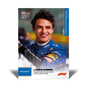Lando Norris RC McLaren 2021 Topps Now Formula 1 F1 Card #5 Podium Finish - Picture 1 of 2