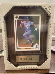 George Brett KC Royals 6.5"x5" Plaque Kansas City NEW sealed - Picture 1 of 2