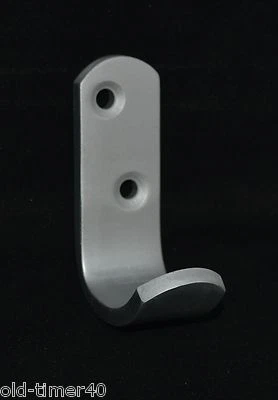 Single Coat / Robe Hooks Aluminium Dress Robe Garment Hangers Hook. Choose Qty - Image 1 of 4