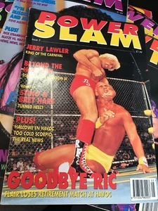 WWE Power Slam Magazin # 5 RIC FLAIR WWF Wrestling Magazin + Poster - Bild 1 von 3