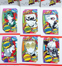 My Hero Academia Mini Bromide Card x6 Midoriya Bakugo Todoroki Aizawa Hawks Dabi