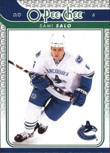 2009-10 O-Pee-Chee Canucks Hockey Card #265 Sami Salo