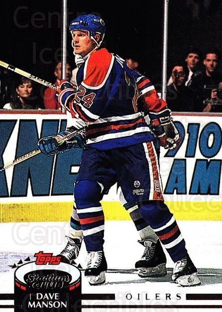 1992-93 Stadium Club #436 Dave Manson - Image 1 of 1