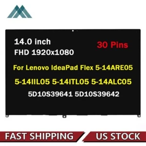 5D10S39642 for Lenovo Ideapad Flex 5 14ARE05 LCD Touch Screen Display Assembly - Picture 1 of 5