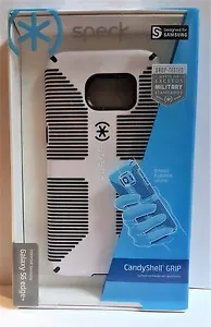 Speck Samsung Galaxy S6 Edge+ Plus CandyShell Grip Case Cover - White/Black - Picture 1 of 3