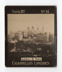 1900s Uruguay Photo Tobacco Card - Cigarrillos Londres S14 #14 Tower of London - Picture 1 of 2