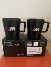 Produktbild - Original BMW M Logo Tasse 300ml Kaffeetasse Becher schwarz neu