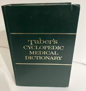 Taber's Cyclopedic Medical Dictionary Vintage 1985 Edition 15 F A Davis Company - Foto 1 di 4