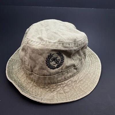 复古卡其色眼镜蛇水桶帽 — 第 1/4 张图片