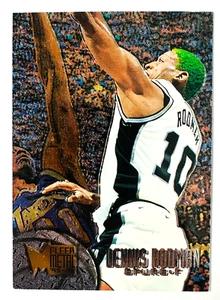 1995-96 Fleer Metal Dennis Rodman Card #100 Spurs Legend! - Bild 1 von 3