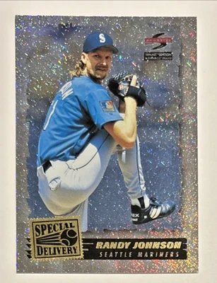 Randy Johnson 1995 Score Summit #193 Special Delivery Nth Degree MLB Insert Card - Image 1 of 3