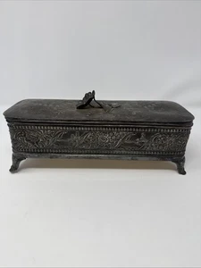 Ästhetisches Uhrwerk James Tuft Vierfach Silber Platte Schmuck Schatulle Modell 900 - Bild 1 von 14