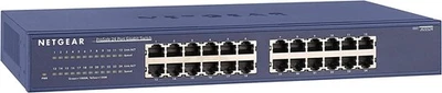 Netgear JGS524 24-Port | Rackmount Gigabit Ethernet Unmanaged Switch - Black - Image 1 of 4