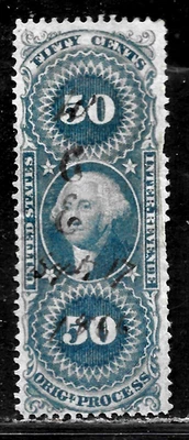 HICK GIRL-OLD USED U.S. DOCUMENTARY SC#R60c  ORIGINAL PROCESS       X5821 - Image 1 of 2