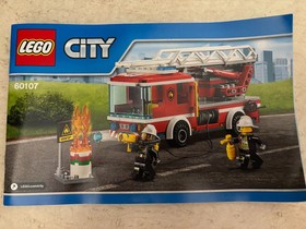 LEGO City 60107 Fire Ladder Truck  Manuel Only