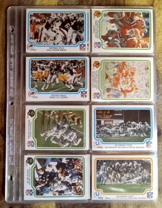 1979 Fleer NFL Team Action Football / Complete Set (69) NM/MT HIGH GRADE w/Pages - Picture 1 of 2