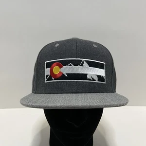 Mütze Kappe Otto Snapback Colorado Flagge Berg bestickt grau verstellbar - Bild 1 von 8