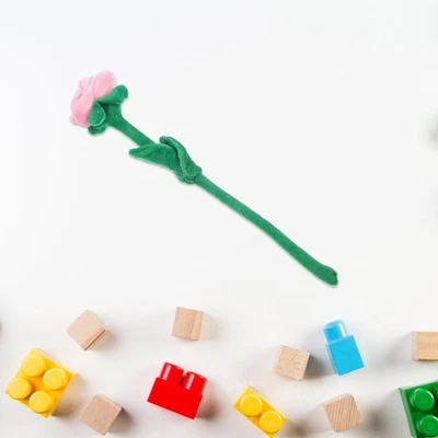  3 Pcs Décoration De Fleurs Artificielles Décorations La Saint-Valentin - Photo 1/4