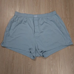 Boxer corto suelto Skims Boyfriend azul claro nuevo con etiquetas para mujer talla 2X informal - Imagen 1 de 13