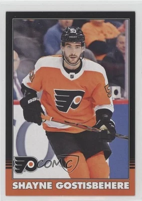 2020-21 O-Pee-Chee Retro Black Border /100 Shayne Gostisbehere #481 - Image 1 of 2