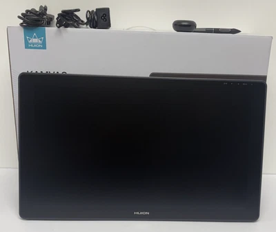 Huion Kamvas 22 Plus Graphics Drawing Tablet 21.5 QLED Display Dark Gray GS2202 - Image 1 of 4