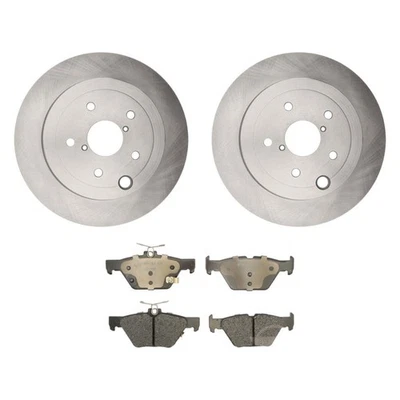 For Subaru WRX STI 16-17 Raybestos R-Line Plain Rear Brake Kit w Ceramic Pads Foto 1 de 4