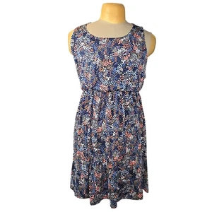 Kaileigh Stitch Fix Women XL Tasha Knit Mini Dress Ditsy Floral Navy Stretch NWT - Picture 1 of 15