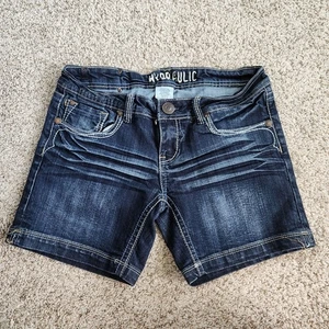 Hydraulic Womens Jean Shorts Size 9/10 5" Inseam Denim Shorts - Picture 1 of 4