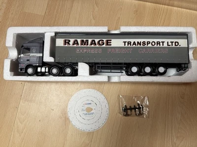 Corgi CC13217 DAF XF Space Cab Curtainside Ramage Transport Model Truck 1:50 - Image 1 of 4